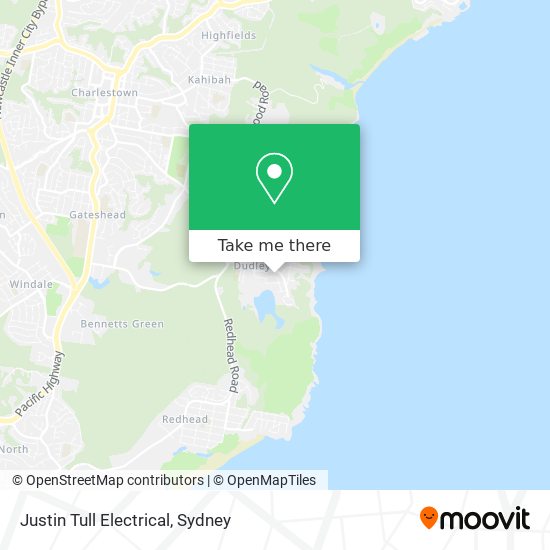 Mapa Justin Tull Electrical