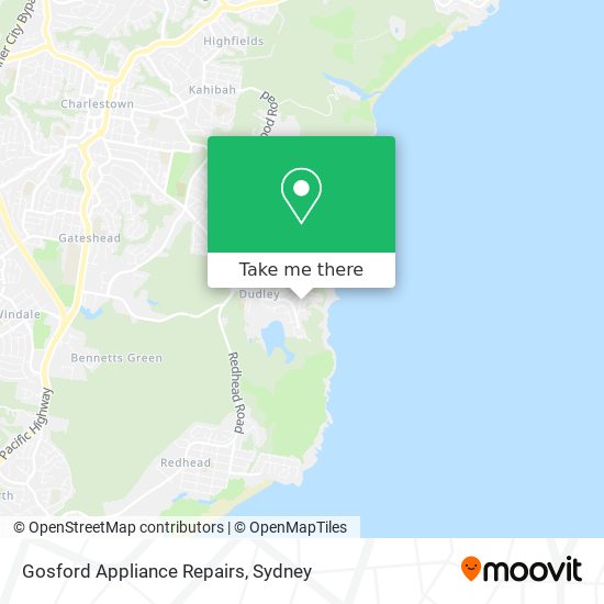 Gosford Appliance Repairs map