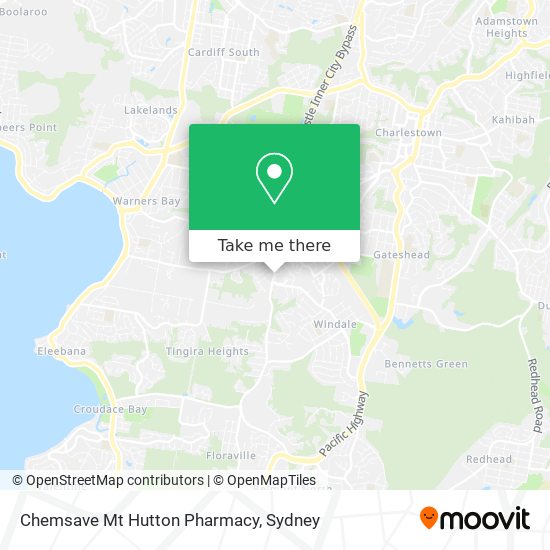 Chemsave Mt Hutton Pharmacy map