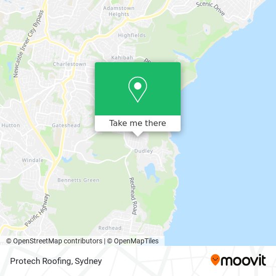 Protech Roofing map