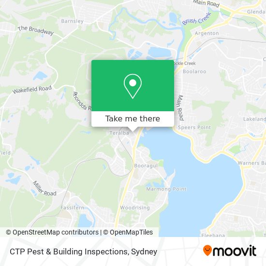 CTP Pest & Building Inspections map