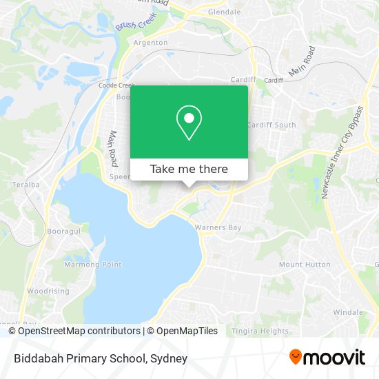 Biddabah Primary School map