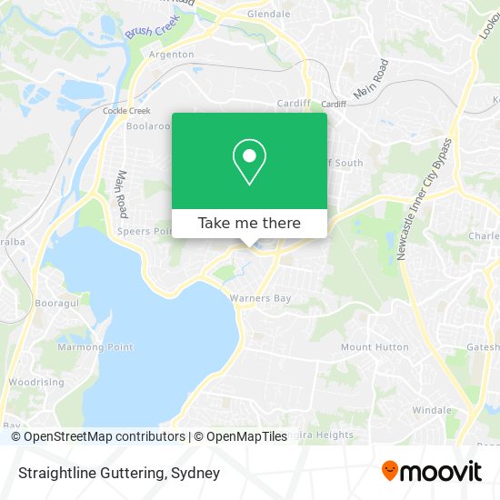 Straightline Guttering map