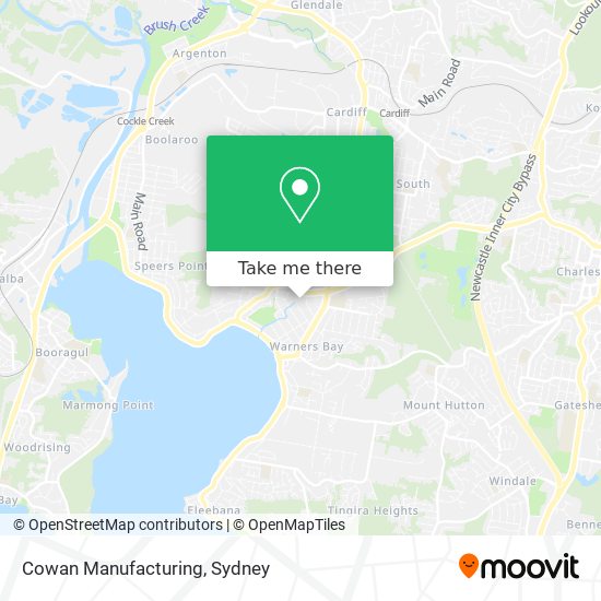 Cowan Manufacturing map