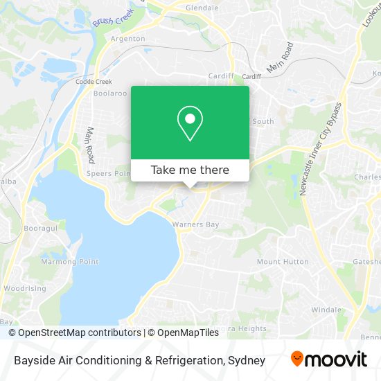 Bayside Air Conditioning & Refrigeration map
