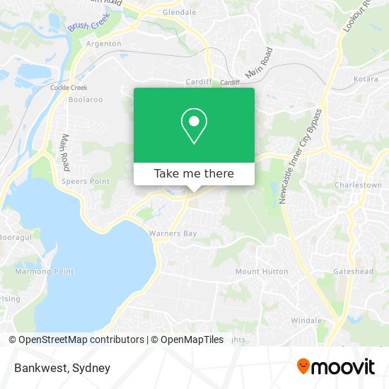 Bankwest map