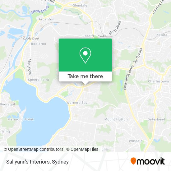 Sallyann's Interiors map