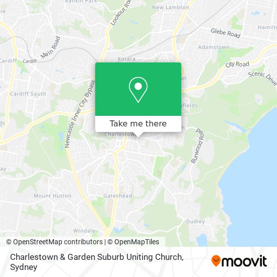 Charlestown & Garden Suburb Uniting Church map