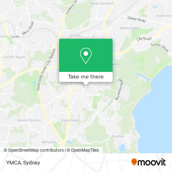 YMCA map