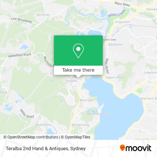 Teralba 2nd Hand & Antiques map