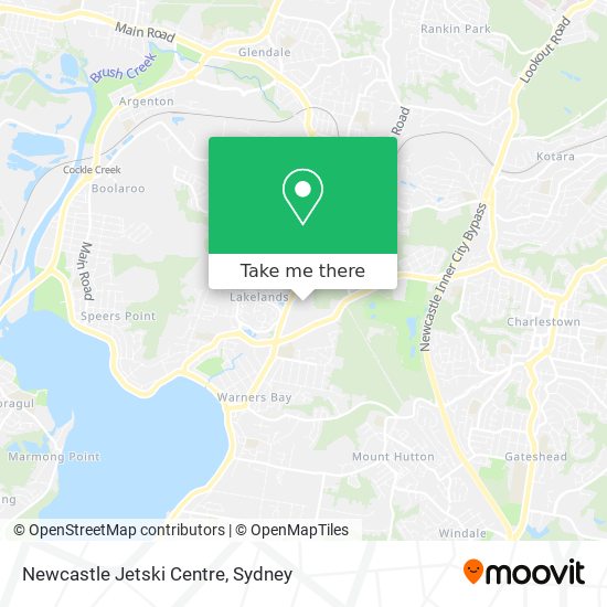 Newcastle Jetski Centre map