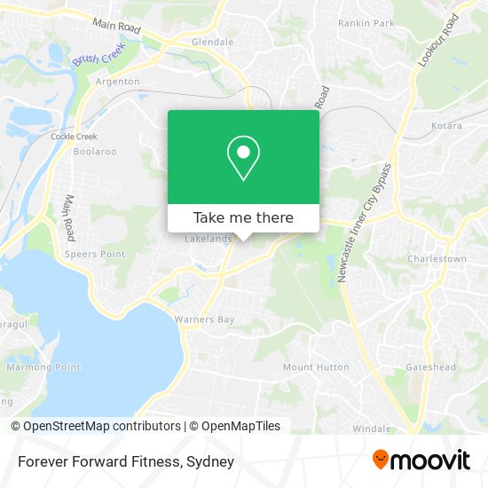 Forever Forward Fitness map