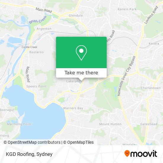 KGD Roofing map