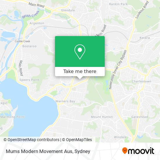 Mapa Mums Modern Movement Aus