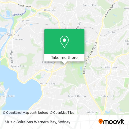 Music Solutions Warners Bay map