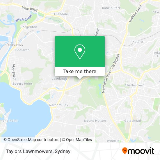 Taylors Lawnmowers map