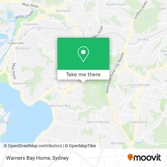 Warners Bay Home map