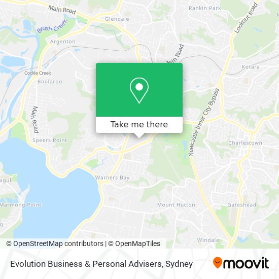 Evolution Business & Personal Advisers map