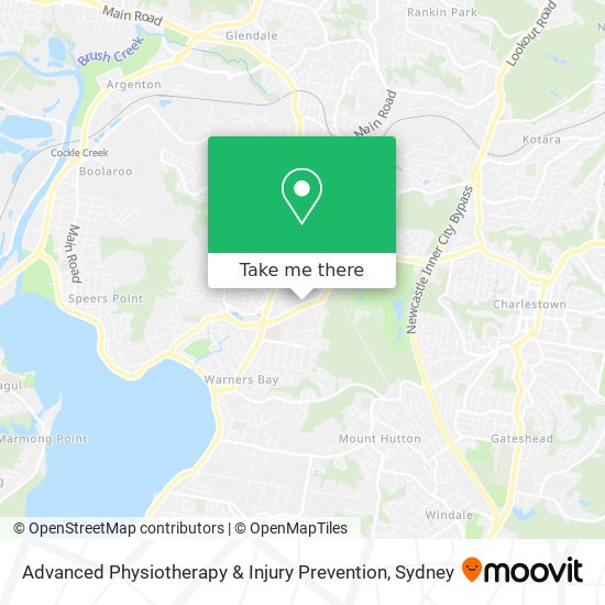 Advanced Physiotherapy & Injury Prevention map