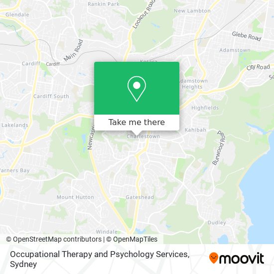 Occupational Therapy and Psychology Services map