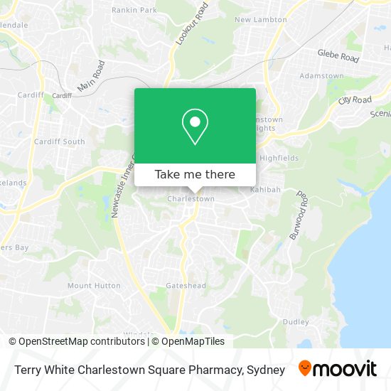 Mapa Terry White Charlestown Square Pharmacy