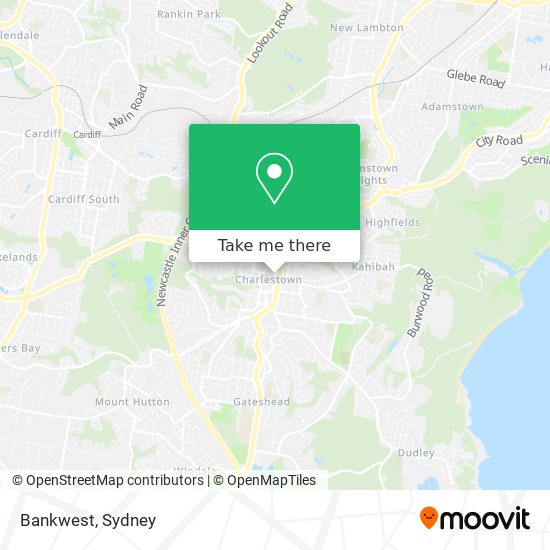 Bankwest map