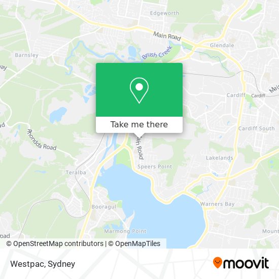 Westpac map