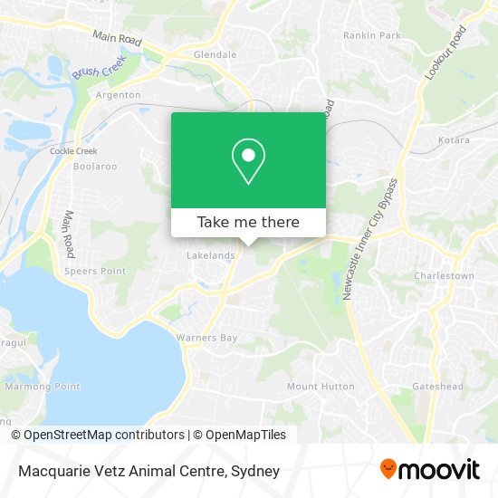Macquarie Vetz Animal Centre map