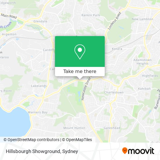 Hillsbourgh Showground map