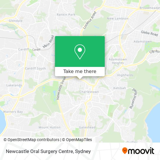 Newcastle Oral Surgery Centre map