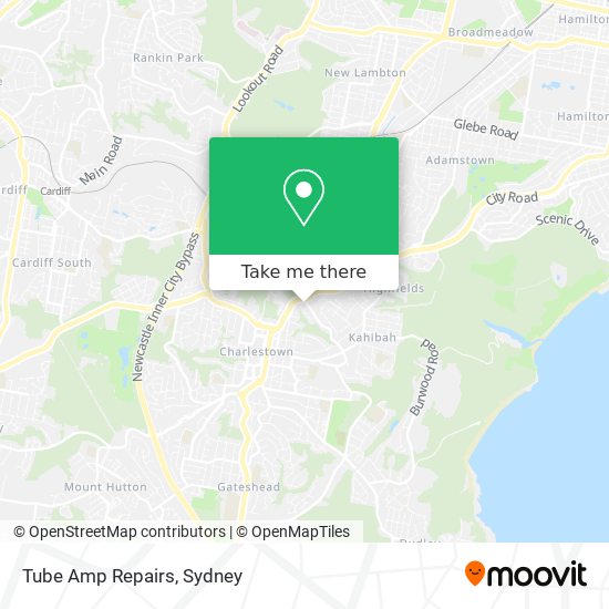 Tube Amp Repairs map