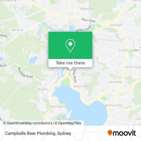 Campbells Beer Plumbing map