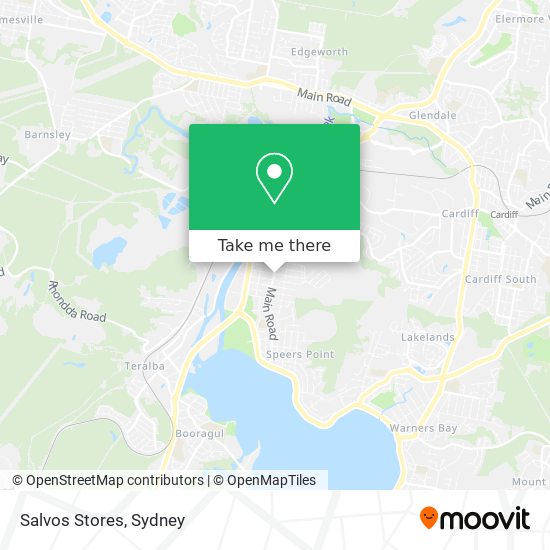 Salvos Stores map