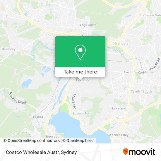 Costco Wholesale Austr map
