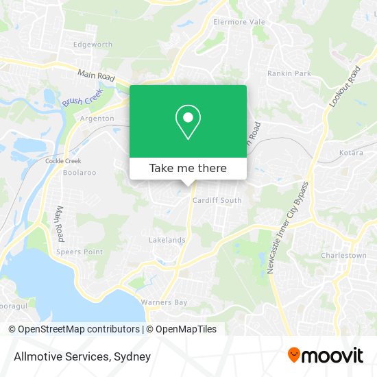 Allmotive Services map