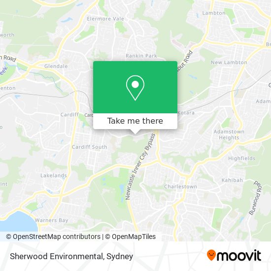 Mapa Sherwood Environmental