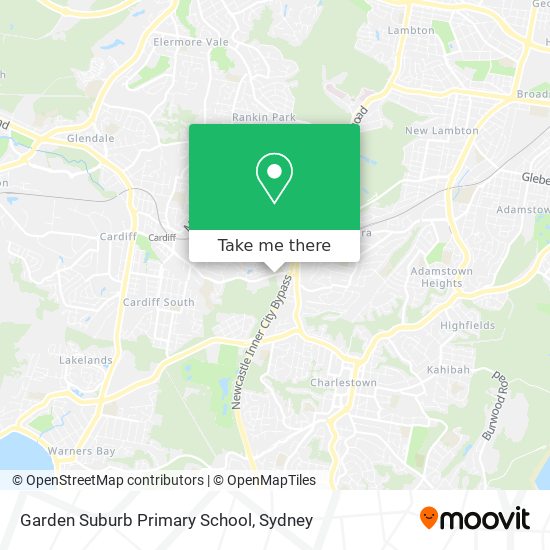 Mapa Garden Suburb Primary School