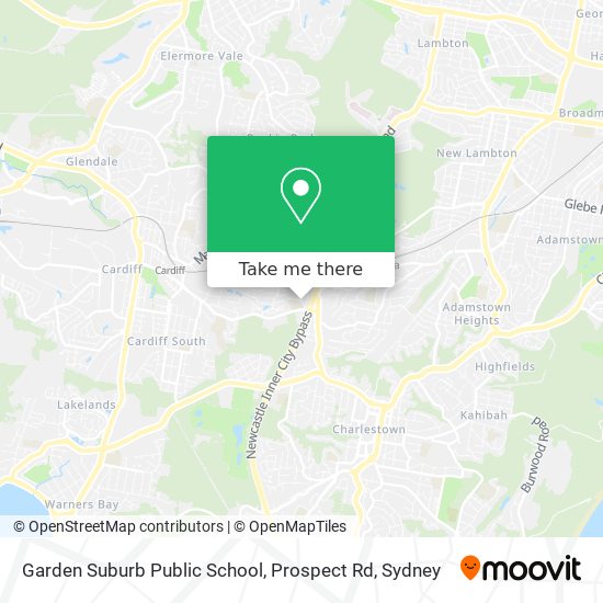 Mapa Garden Suburb Public School, Prospect Rd