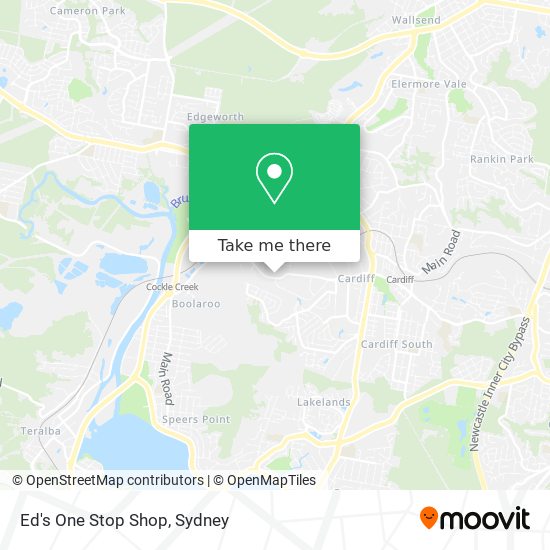 Ed's One Stop Shop map