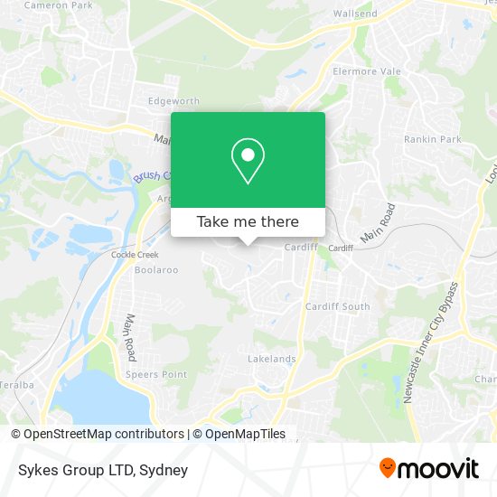 Sykes Group LTD map