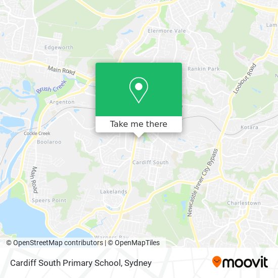 Cardiff South Primary School map