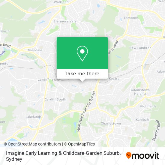 Mapa Imagine Early Learning & Childcare-Garden Suburb