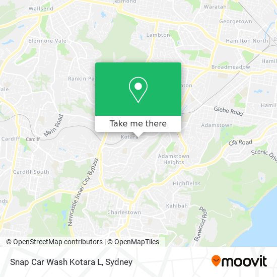 Mapa Snap Car Wash Kotara L