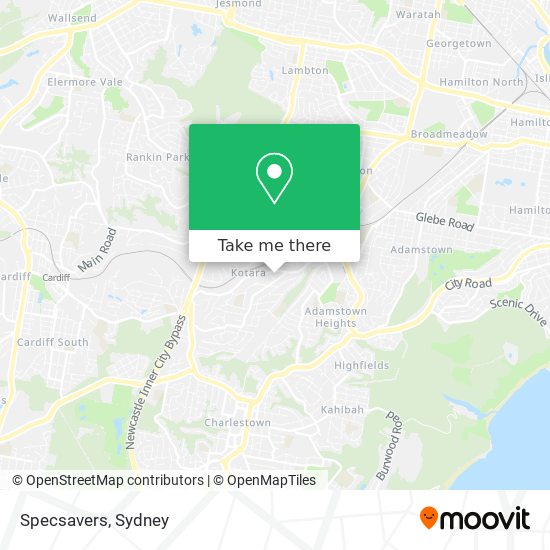 Specsavers map