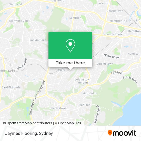 Jaymes Flooring map