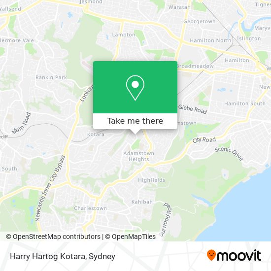 Mapa Harry Hartog Kotara