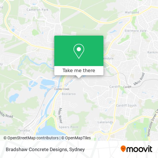 Bradshaw Concrete Designs map