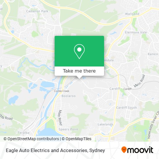 Eagle Auto Electrics and Accessories map
