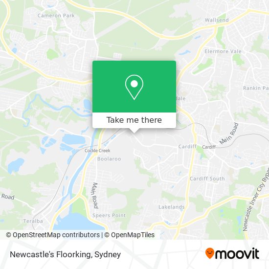 Newcastle's Floorking map