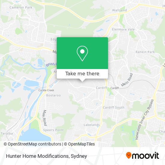 Hunter Home Modifications map